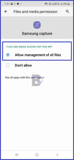 Allow management of all files